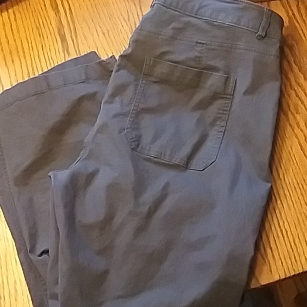 Old navy wide leg crop chinos grey 14